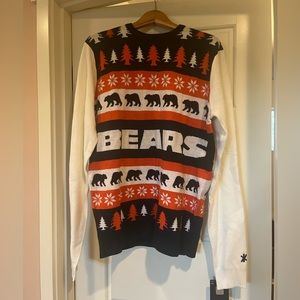 Large Chicago Bears holiday sweater. New with tags.
